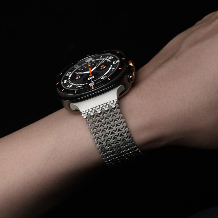 Breathable Stainless Steel Magnetic Watch Band, For Samsung Galaxy Watch Ultra / Ultra 2025, For Samsung Galaxy Watch8 / Watch8 Calssic