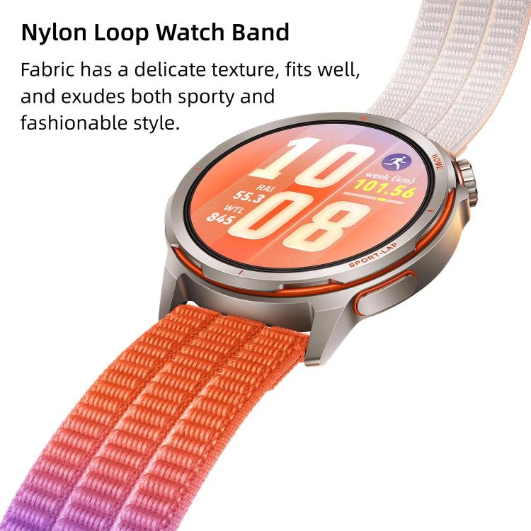 Nylon Woven Loop Watch Band, For Huawei Watch GT Runner 2