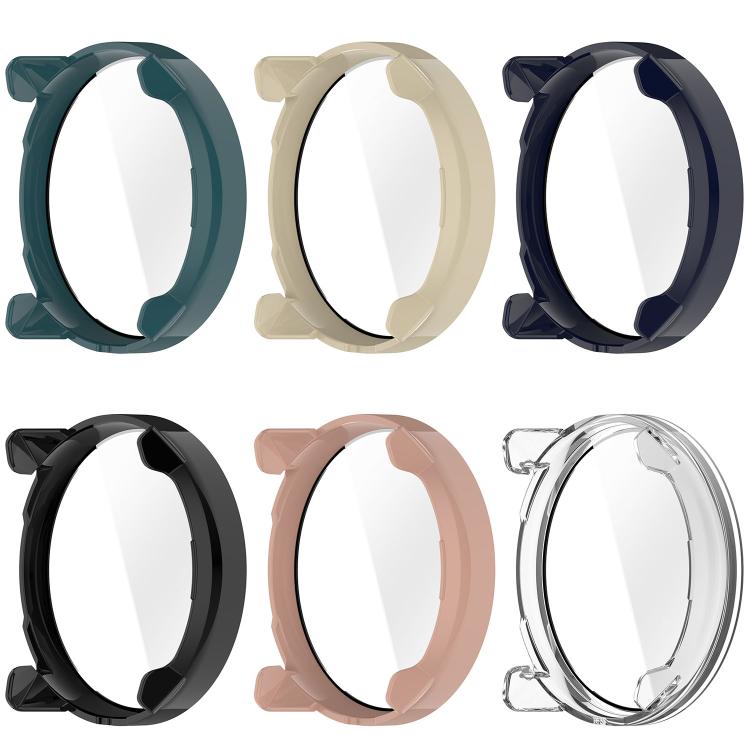 Tempered Glass Film Integrated PC Watch Protective Case, For Suunto Nautic S
