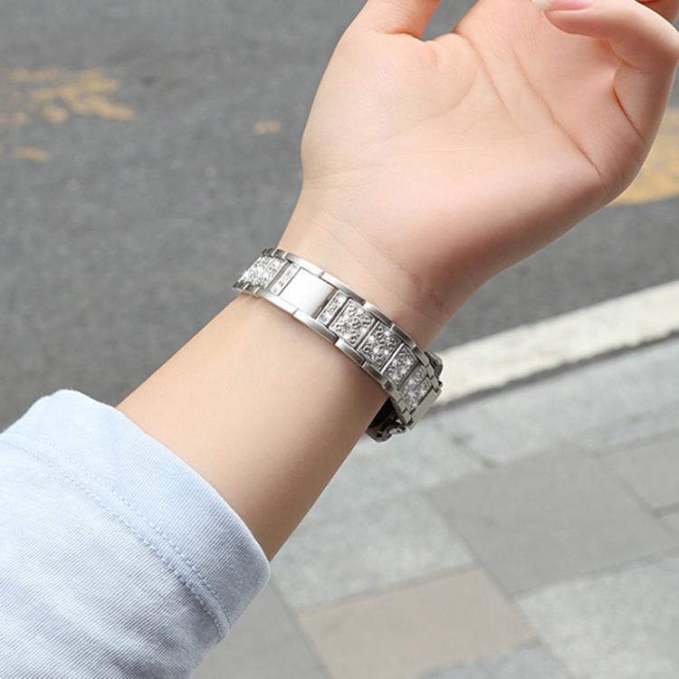 Three Beads Diamond Starry Sky Metal Watch Band, For Huawei Band 11 / Band 11 Pro, For Huawei Band 10 / 9 / 8
