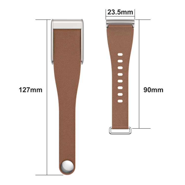 Slim Nail Buckle Vegan Leather Watch Band, For WHOOP 5.0 Regular