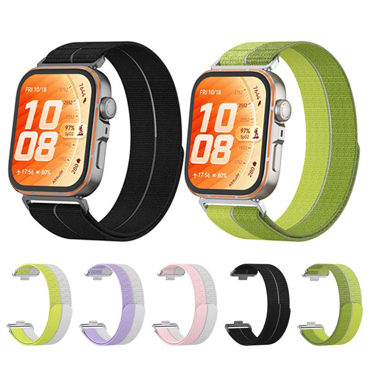 Feather Light Round Tail Nylon Loop Metal Interface Watch Band, For Huawei Watch Fit 5 / Fit 5 Pro