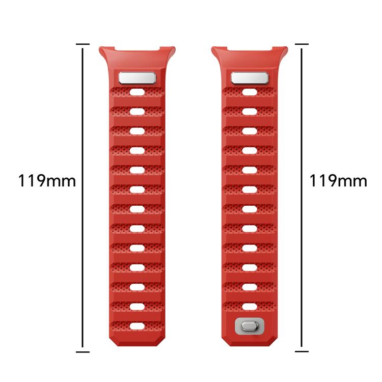 Dot Pattern Magnetic Solid Color Silicone Watch Band, For Galaxy Watch9/8/9 Classic/8 Classic