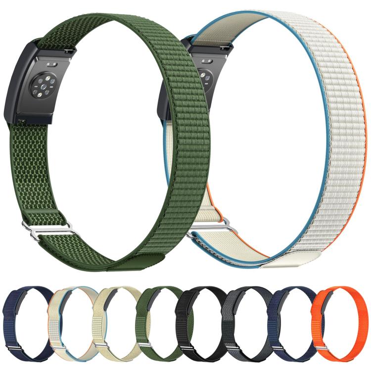 Nylon Hook and Loop Fastener Watch Band Armband, For Amazfit Helio Strap