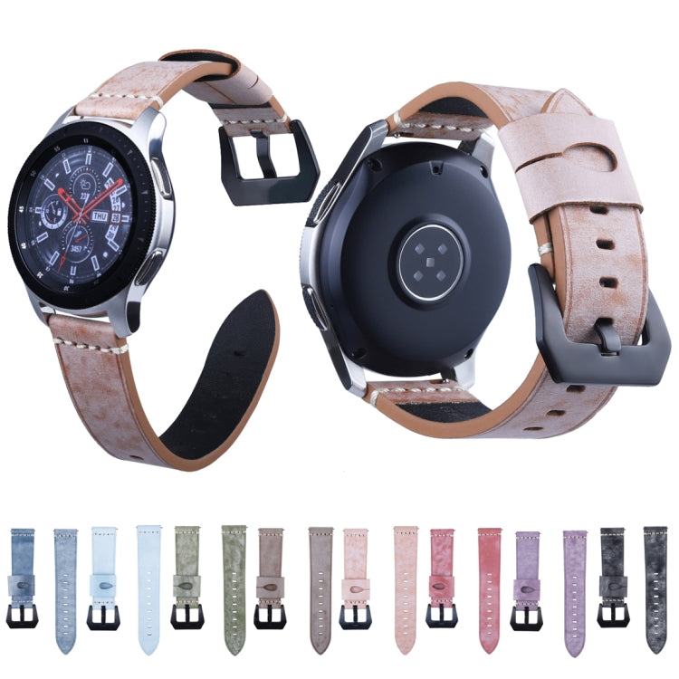 22mm Leather strap For Huawei Watch GT2e / GT2 46mm