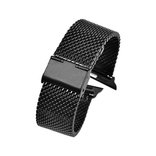 304 Stainless Steel Milanese Watch Band with Connector For Apple Watch Series 10 42mm / 9&8&7 41mm / SE 3&SE 2&6&SE&5&4