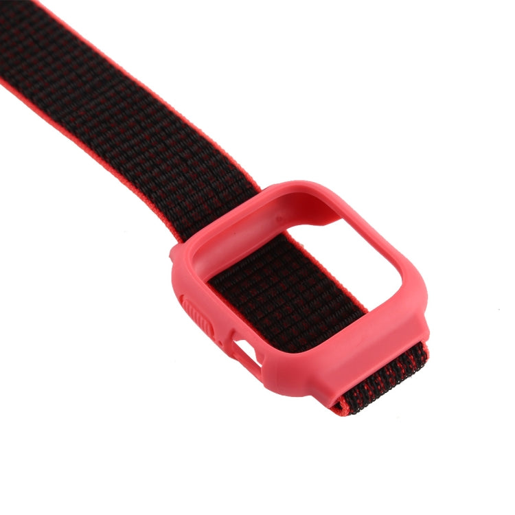 For Apple Watch Ultra 49mm&Watch Ultra 2 49mm / Series 10 46mm / 9&8&7 45mm / SE 3&SE 2&6&SE&5&4 44mm / 3&2&1 42mm Nylon Watch Band with Hook and Loop Fastener, For Apple Watch Ultra 49mm / Series 8&7 45mm / SE 2&6&SE&5&4 44mm / 3&2&1 42mm             ...