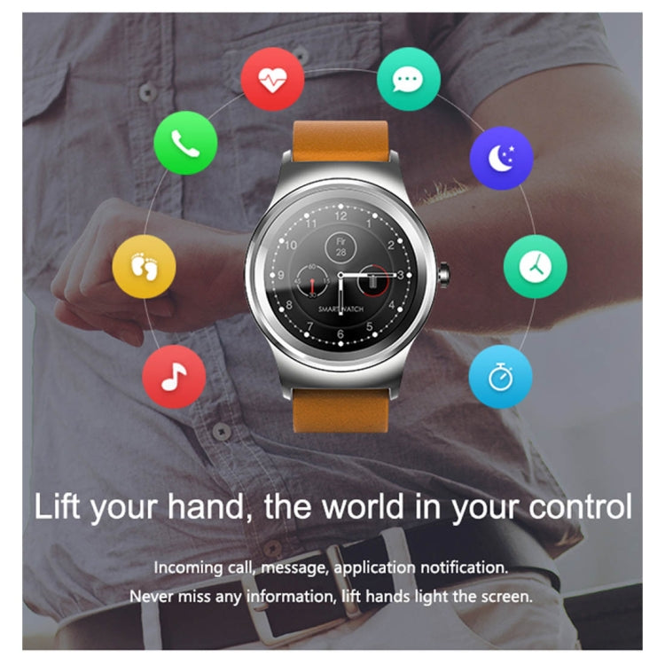 SMA-Round 1.28 inch Color Touch Screen Bluetooth Smart Watch, Waterproof