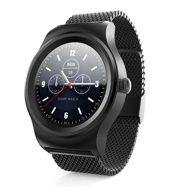 SMA-Round 1.28 inch Color Touch Screen Bluetooth Smart Watch, Waterproof
