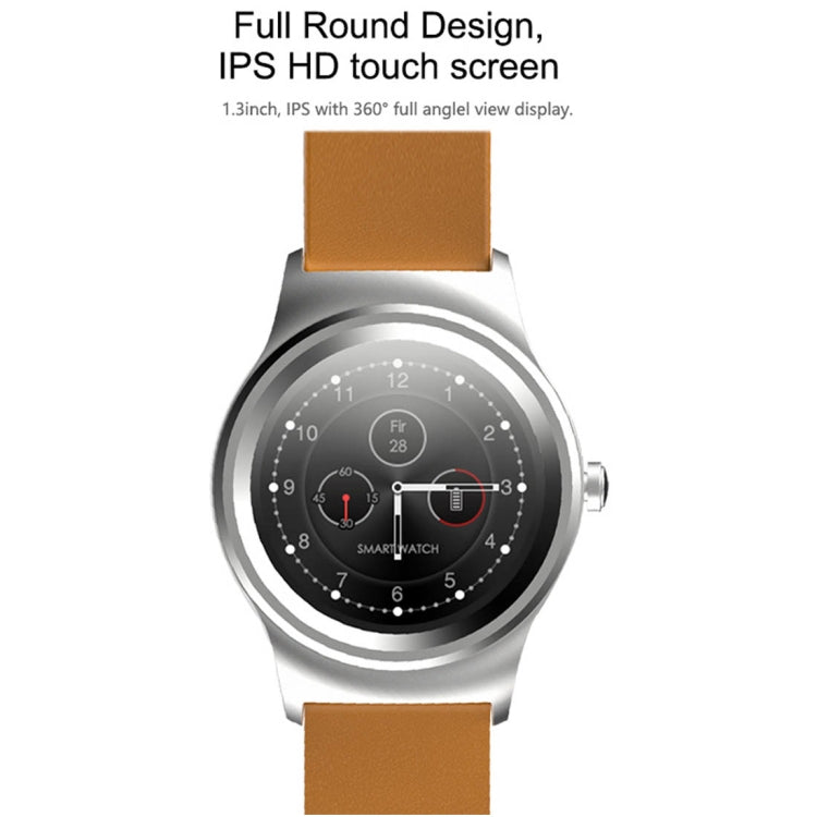 SMA-Round 1.28 inch Color Touch Screen Bluetooth Smart Watch, Waterproof