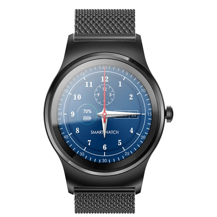 SMA-Round 1.28 inch Color Touch Screen Bluetooth Smart Watch, Waterproof