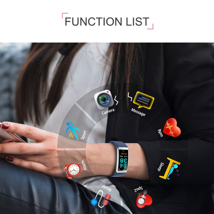 TD19 1.14 inches IPS Screen Smart Bracelet IP67 Waterproof, Support Call Reminder / Heart Rate Monitoring / Blood Pressure Monitoring / Sleep Monitoring /  Remote Camera