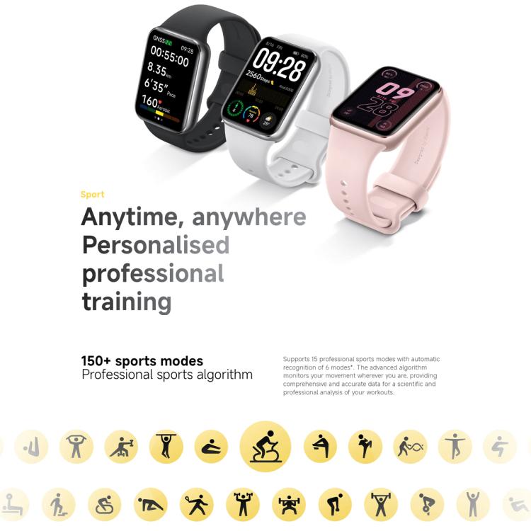 Original Xiaomi Smart Band 9 Pro Global 1.74 inch AMOLED Screen 5ATM Waterproof Smart Watch, Support Blood Oxygen / Heart Rate Monitor, Smart Band 9 Pro Global Silver