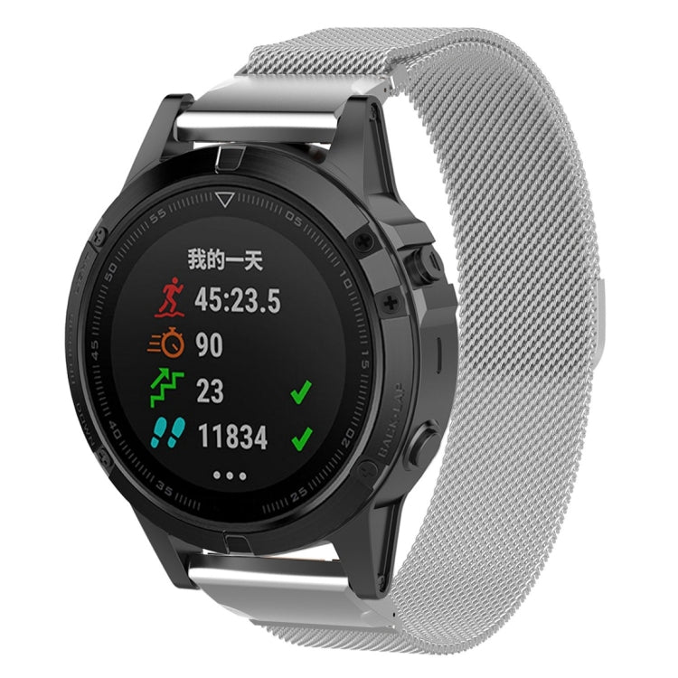 For Garmin Fenix 7X Milanese Watch Band, For Garmin Fenix 7X
