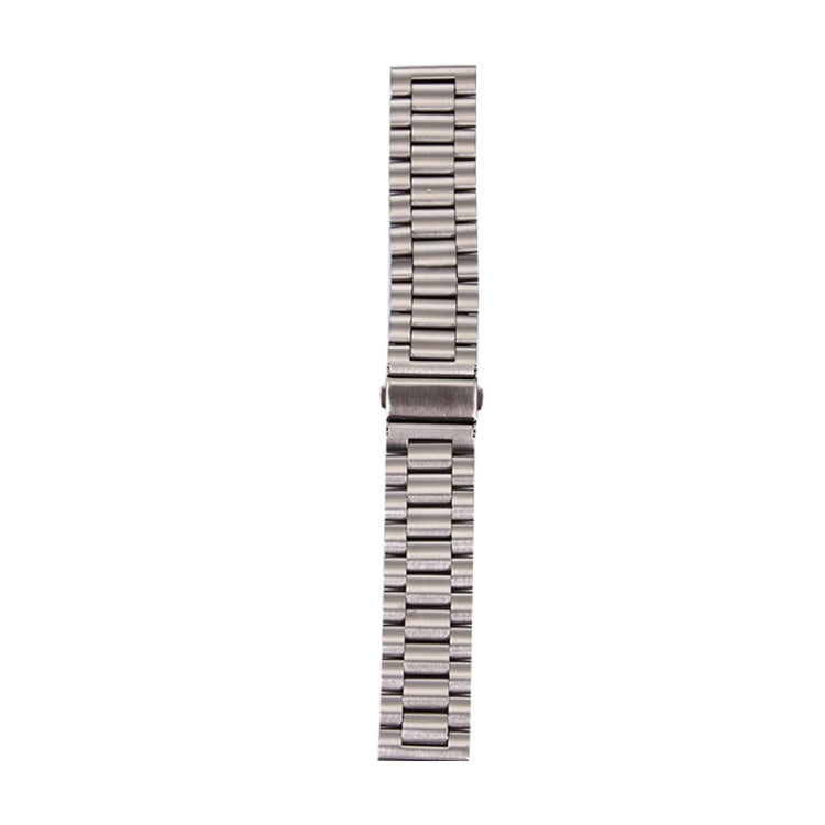 For Samsung Gear S3 Classic Smart Watch Butterfly Buckle 3 Beads Stainless Steel Watchband