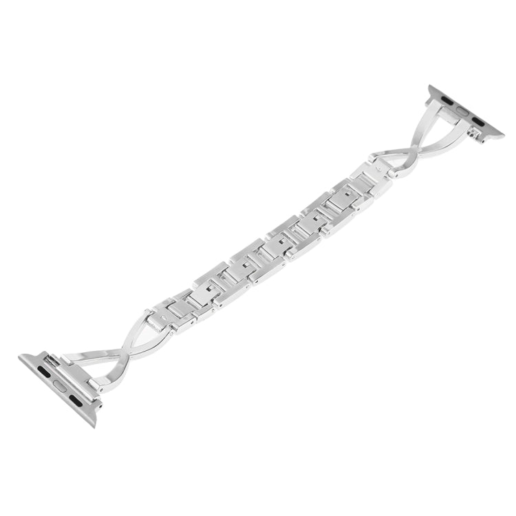 Colorful Diamond Stainless Steel Watch Band for Apple Watch Series 7 45mm / 6 & SE & 5 & 4 44mm / 3 & 2 & 1 42mm