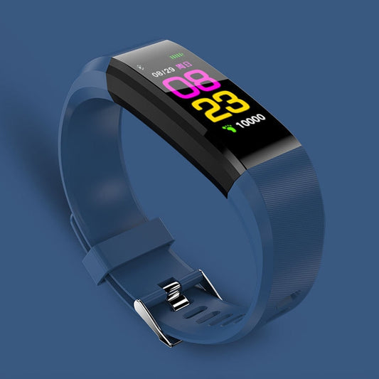 115Plus 0.96 inches OLED Color Screen Smart Bracelet,Support Call Reminder /Heart Rate Monitoring /Blood Pressure Monitoring /Sleep Monitoring /Sedentary Remind