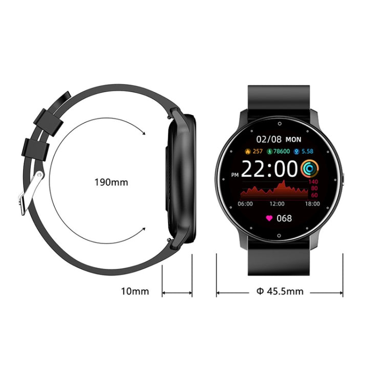 ZL02D 1.28 inch IP67 Waterproof Steel Band Smart Watch Support Heart Rate Monitoring, Steel Band (Black), Steel Band (Gold), Steel Band (Blue)