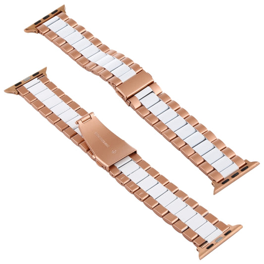 For Apple Watch Series 10 42mm / 9&8&7 41mm / SE 3&SE 2&6&SE&5&4 40mm / 3&2&1 38mm Stainless Steel Wrist Strap Watch Band, For Apple Watch Series 8&7 41mm / SE 2&6&SE&5&4 40mm / 3&2&1 38mm                                                                ...