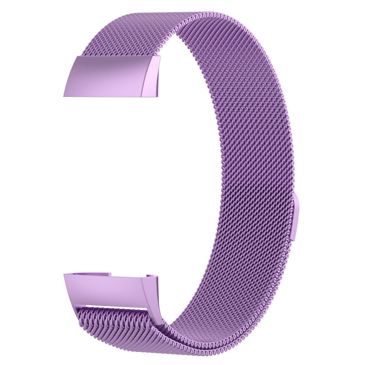 Stainless Steel Magnet Watch Band for FITBIT Charge 3, Size:Small, 187x18mm