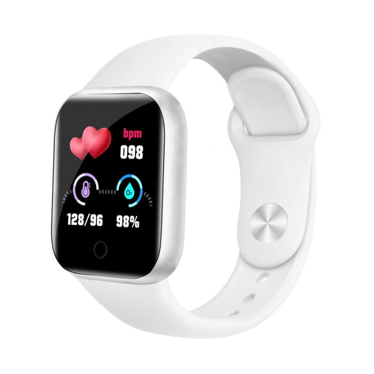 Y68 1.44 inch Smart Watch, Support Heart Rate Blood Pressure Blood Oxygen Monitoring, Y68 Black, Y68 Pink, Y68 White
