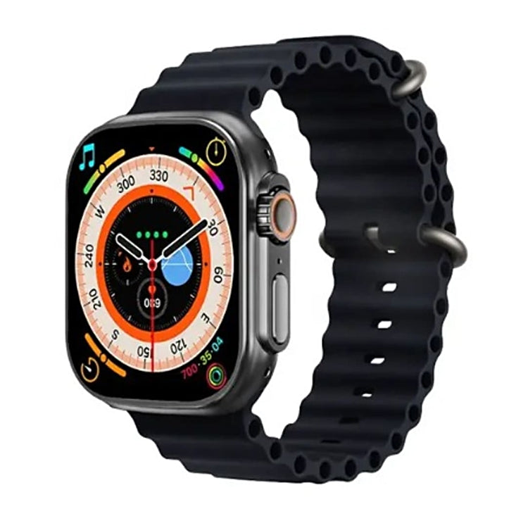 T800 Ultra 1.99 inch Ocean Silicone Band Smart Watch Support Heart Rate / ECG, Ocean Silicone Band (Black), Ocean Silicone Band (White), Ocean Silicone Band (Yellow)