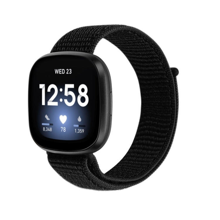 For Fitbit Versa 3 Nylon Loop Replacement Strap Watchband