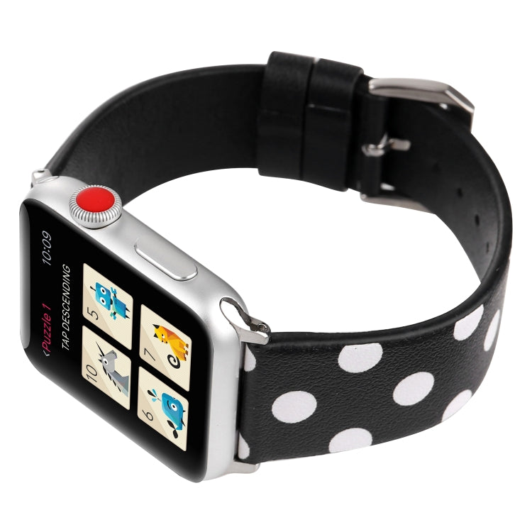 Fashion Dot Series Watchband For Apple Watch Series 6 & SE & 5 & 4 40mm / 3 & 2 & 1 38mm