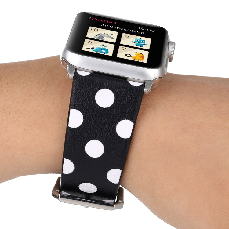 Fashion Dot Series Watchband For Apple Watch Series 6 & SE & 5 & 4 40mm / 3 & 2 & 1 38mm