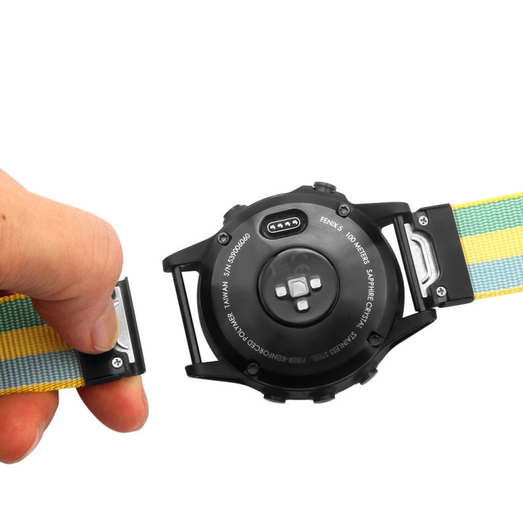 For Garmin Fenix 5 Quick Release Nylon Replacement Wrist Strap Watchband