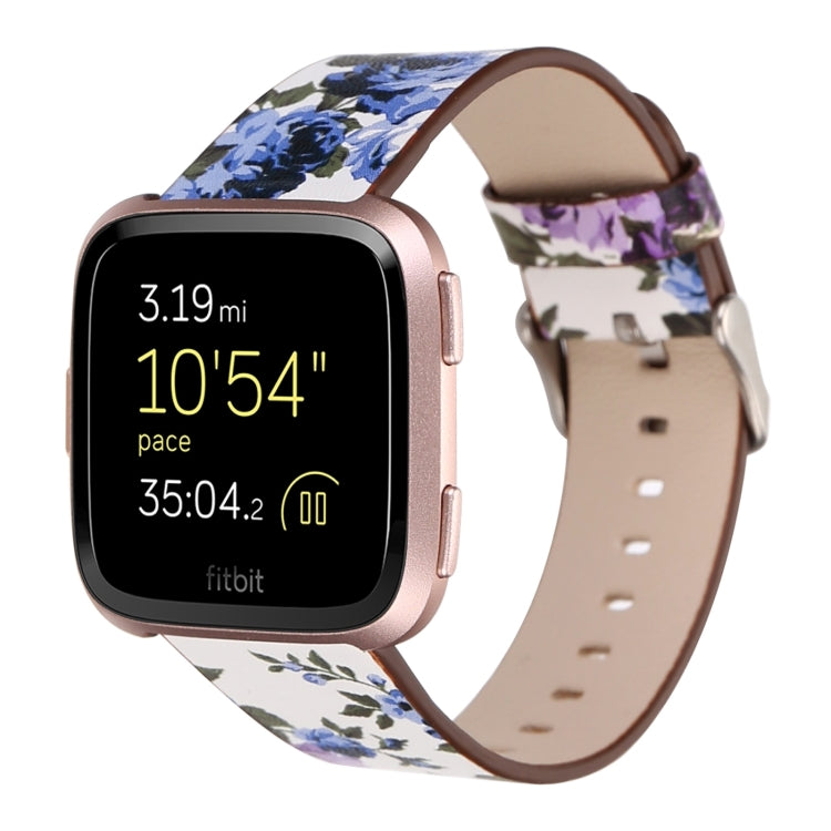 For Fitbit Versa 1 / 2 Flower Pattern Replacement Wrist Strap Watchband