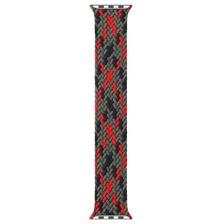 Mixed Color Nylon Braided Single Loop Replacement Watchbands For Apple Watch Series 6 & SE & 5 & 4 44mm / 3 & 2 & 1 42mm, S, M, L