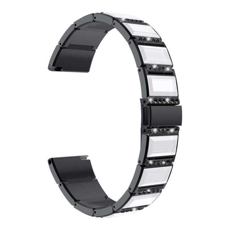 Stainless Steel Diamond Encrusted Replacement Watchbands, For Samsung Galaxy Watch 42mm, For Samsung Galaxy Watch 46mm, For Samsung Galaxy Watch 3 45mm, For Samsung Galaxy Watch Active2 44mm / Watch Active2 40mm / Watch Active                          ...