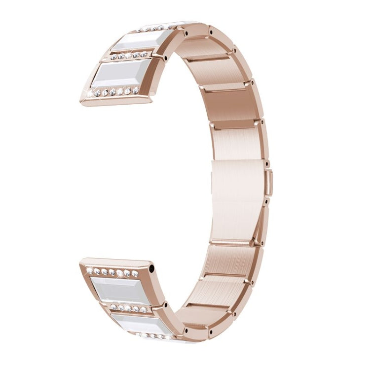Stainless Steel Diamond Encrusted Replacement Watchbands, For Samsung Galaxy Watch 42mm, For Samsung Galaxy Watch 46mm, For Samsung Galaxy Watch 3 45mm, For Samsung Galaxy Watch Active2 44mm / Watch Active2 40mm / Watch Active                          ...