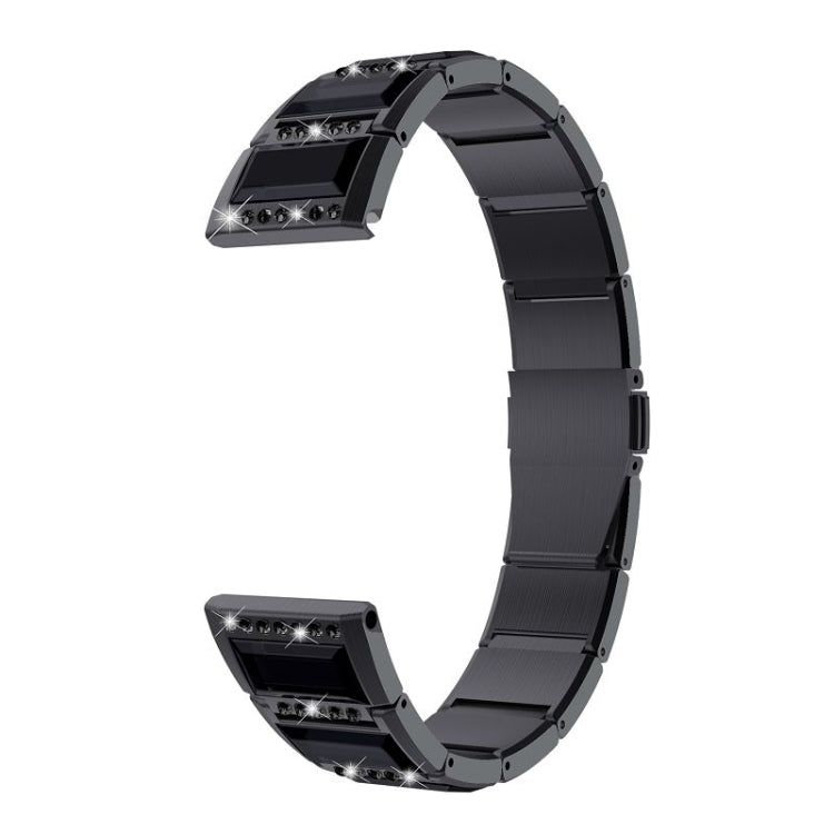Stainless Steel Diamond Encrusted Replacement Watchbands, For Samsung Galaxy Watch 42mm, For Samsung Galaxy Watch 46mm, For Samsung Galaxy Watch 3 45mm, For Samsung Galaxy Watch Active2 44mm / Watch Active2 40mm / Watch Active                          ...
