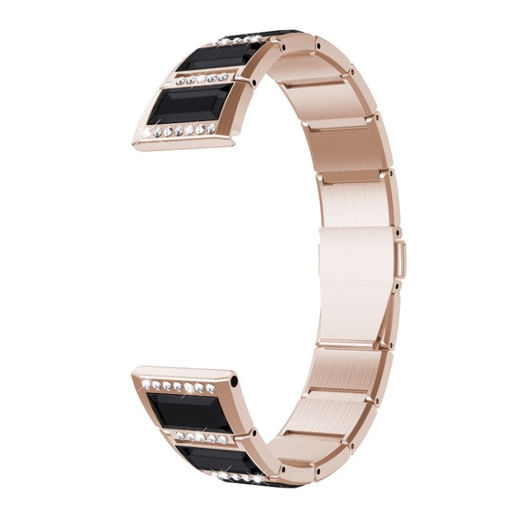 Stainless Steel Diamond Encrusted Replacement Watchbands, For Samsung Galaxy Watch 42mm, For Samsung Galaxy Watch 46mm, For Samsung Galaxy Watch 3 45mm, For Samsung Galaxy Watch Active2 44mm / Watch Active2 40mm / Watch Active                          ...