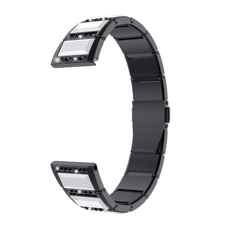 Stainless Steel Diamond Encrusted Replacement Watchbands, For Samsung Galaxy Watch 42mm, For Samsung Galaxy Watch 46mm, For Samsung Galaxy Watch 3 45mm, For Samsung Galaxy Watch Active2 44mm / Watch Active2 40mm / Watch Active                          ...