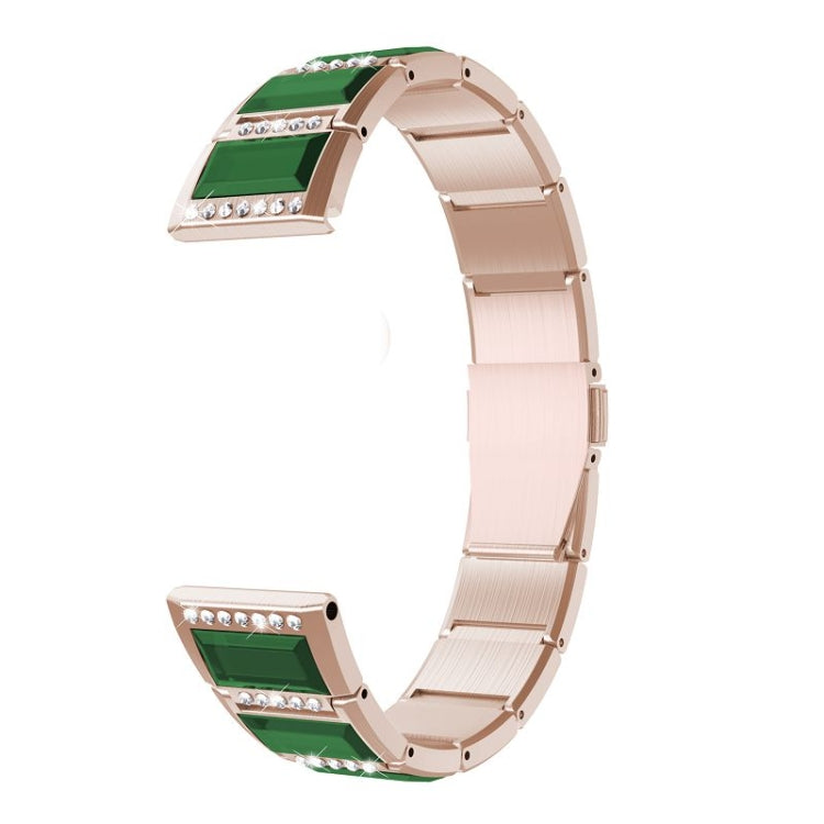 Stainless Steel Diamond Encrusted Replacement Watchbands, For Samsung Galaxy Watch 42mm, For Samsung Galaxy Watch 46mm, For Samsung Galaxy Watch 3 45mm, For Samsung Galaxy Watch Active2 44mm / Watch Active2 40mm / Watch Active                          ...