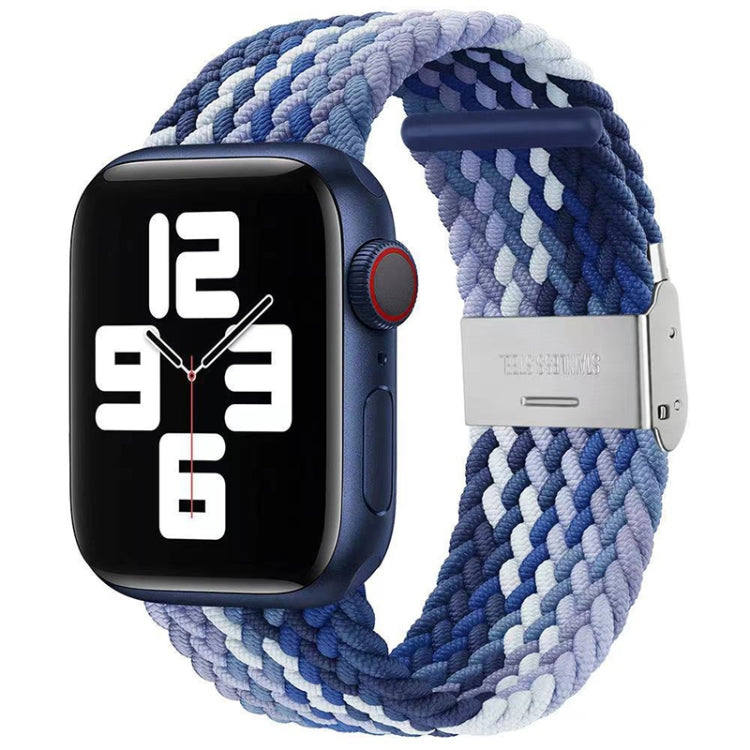 Braided + Stainless Steel Replacement Watchbands For Apple Watch Series 6 & SE & 5 & 4 40mm / 3 & 2 & 1 38mm