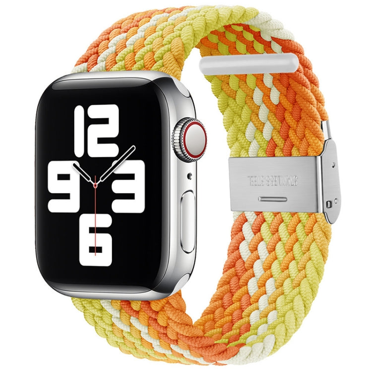 Braided + Stainless Steel Replacement Watchbands For Apple Watch Series 6 & SE & 5 & 4 40mm / 3 & 2 & 1 38mm