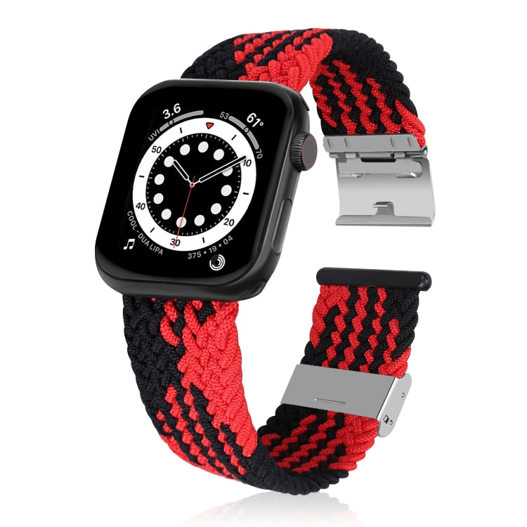Braided + Stainless Steel Replacement Watchbands For Apple Watch Series 6 & SE & 5 & 4 40mm / 3 & 2 & 1 38mm