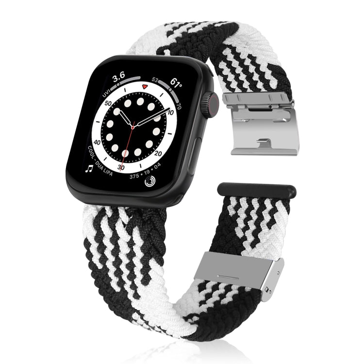 Braided + Stainless Steel Replacement Watchbands For Apple Watch Series 6 & SE & 5 & 4 40mm / 3 & 2 & 1 38mm