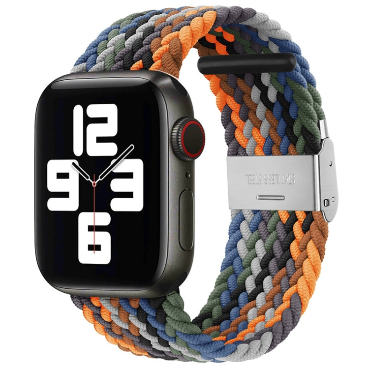 Braided + Stainless Steel Replacement Watchbands For Apple Watch Series 6 & SE & 5 & 4 44mm / 3 & 2 & 1 42mm