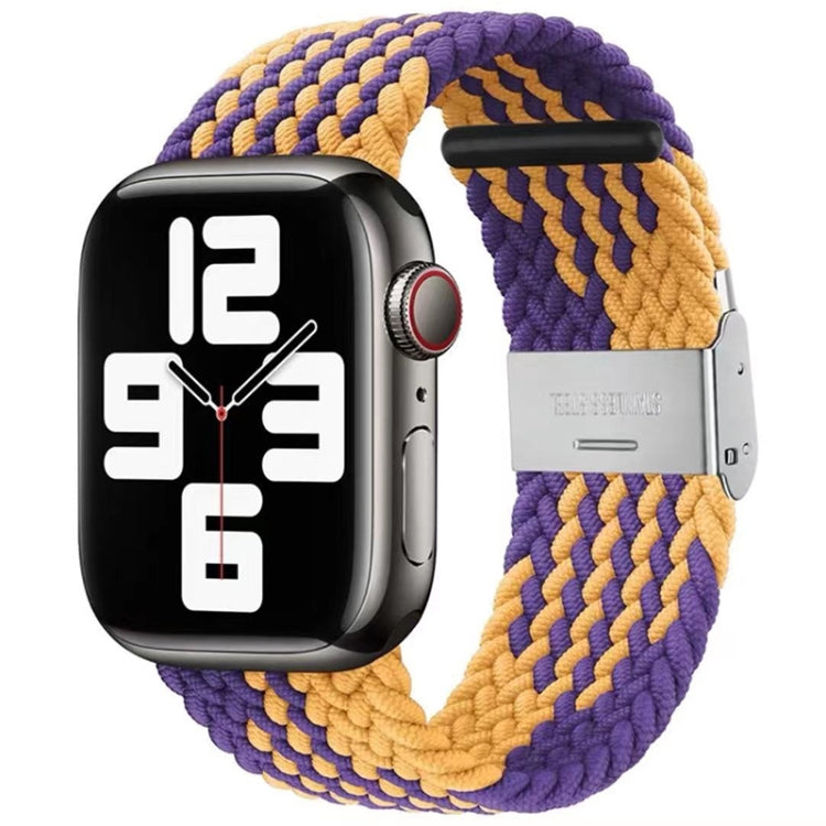 Braided + Stainless Steel Replacement Watchbands For Apple Watch Series 6 & SE & 5 & 4 44mm / 3 & 2 & 1 42mm