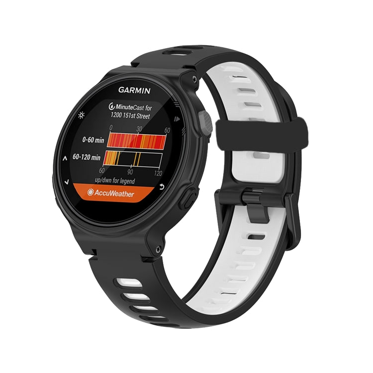 For Garmin Forerunner 735 / 235 Two-color Silicone Replacement Strap Watchband