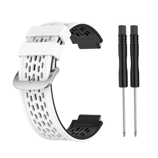 For Garmin Approach S2 / S4 Two-color Silicone Replacement Strap Watchband, For Garmin Approach S2 / S4