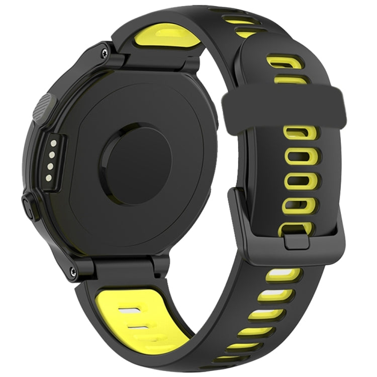 Two-color Silicone Replacement Strap Watchband, For Garmin Forerunner 220/230/235/620/630/735XT