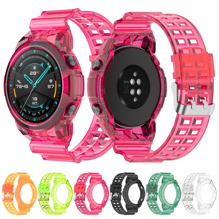 Silicone Integrated Translucent Replacement Strap Watchband, For Huawei Watch GT 2