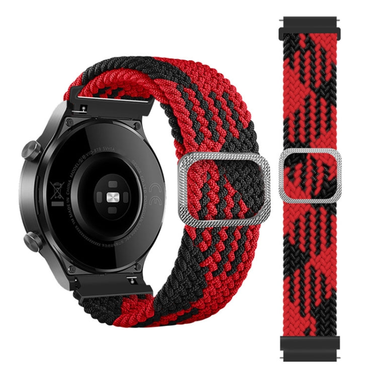 Adjustable Nylon Braided Elasticity Replacement Strap Watchband, For Samsung Galaxy Watch Active, For Samsung Galaxy Watch Active2 40mm, For Samsung Galaxy Watch Active2 44mm