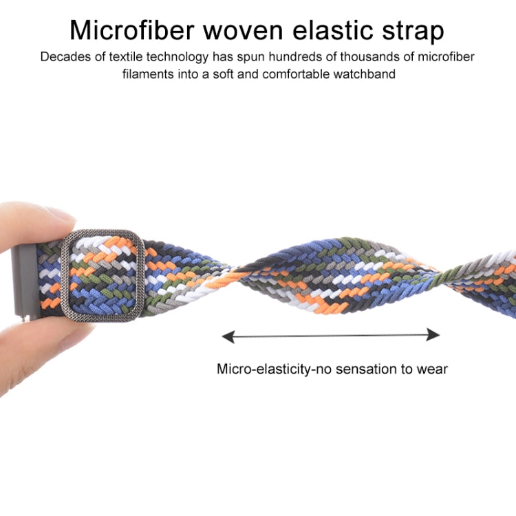 Adjustable Nylon Braided Elasticity Replacement Strap Watchband, For Samsung Galaxy Watch Active, For Samsung Galaxy Watch Active2 40mm, For Samsung Galaxy Watch Active2 44mm